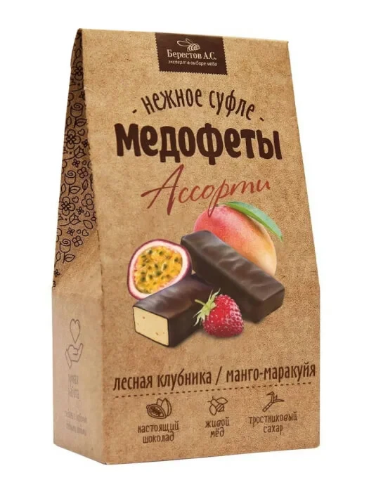  Берестов Медофеты Манго маракуйя и клубникой,150г    в Красноярске