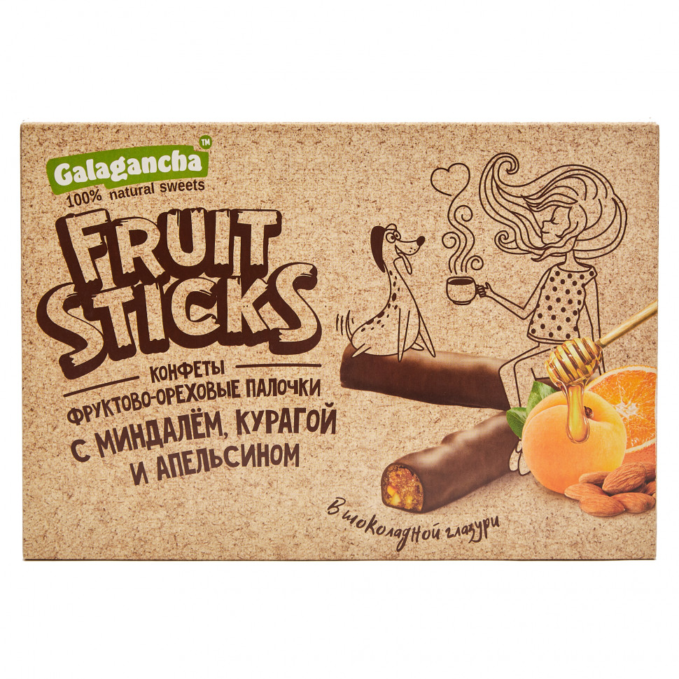  Берестов КРАФТ Fruit Stiсks с курагой и миндалем, 175г   в Красноярске