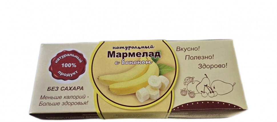 Мармелад натуральный "Банан" 140г  в Красноярске