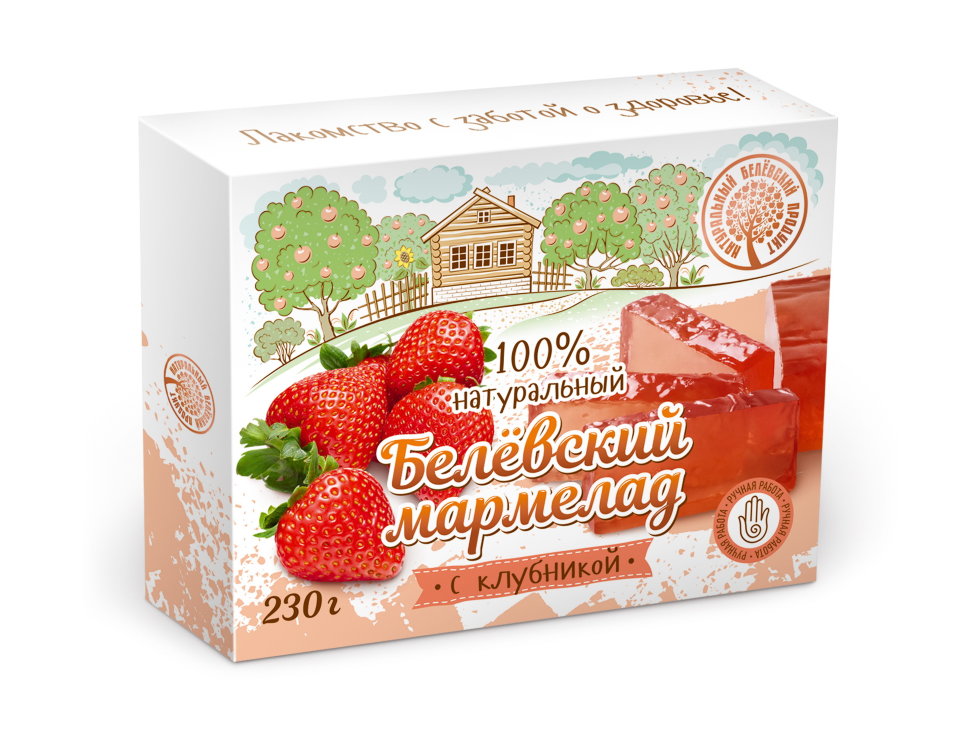  Мармелад белевский "Клубника" 230г в Красноярске