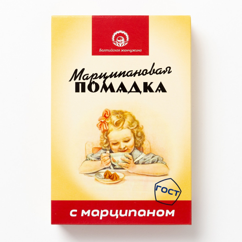 АКЦИЯ!!!Балтийская жемчужина. Помадка Марципановая,(коробка 12шт по150г) (срок годности до 16.01.27) в Красноярске