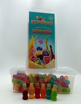  Жевательный мармелад Бутылочки, 250г      в Красноярске